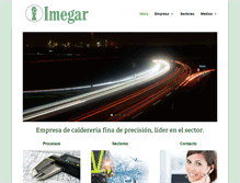 Tablet Screenshot of imegar.es